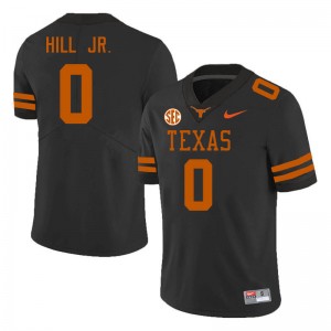 Anthony Hill Jr. Texas Longhorns SEC Conference Official #0 Men's Jerseys - Black 398347-793