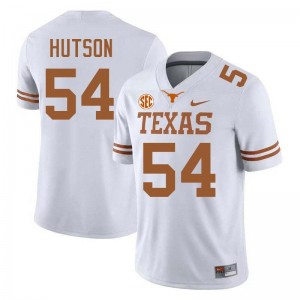Cole Hutson UT Austin #54 Official Football Men Jerseys - White 889733-258