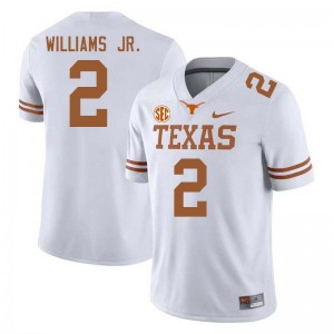Derek Williams Jr. Lone Star State Reps #2 Stitched Football Men's Jerseys - White 564664-983