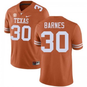Elijah Barnes Texas 2025-26 Men #30 Football Jerseys - Texas Orange 714326-417