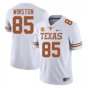 Emaree Winston UT #85 Men's Football University Jerseys - White 517943-905