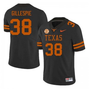 Graham Gillespie Lone Star State Reps Replica Mens #38 Football Jerseys - Black 297958-223