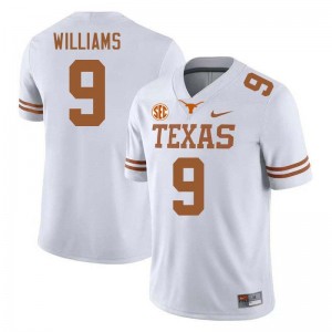Jonah Williams UT Austin #9 Football Men 2025 Jerseys - White 911697-945