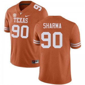 Josiah Sharma Texas Longhorns #90 Mens Alumni Football Jerseys - Texas Orange 521898-246