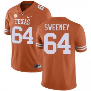Robert Sweeney University of Texas Men #64 University Football Jerseys - Texas Orange 156118-504