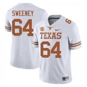 Robert Sweeney Texas Longhorns Mens #64 University Football Jerseys - White 778706-801