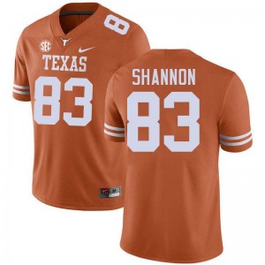 Spencer Shannon University of Texas Limited #83 Football Men's Jerseys - Texas Orange 746236-912