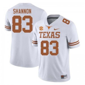 Spencer Shannon Lone Star State Reps Football Men's #83 University Jerseys - White 881595-198