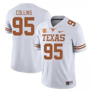 Alfred Collins Texas Men's 2025 #95 SEC Conference Jerseys - White 990128-623
