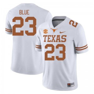 Jaydon Blue Longhorns #23 SEC Conference Alumni Mens Jerseys - White 376630-955
