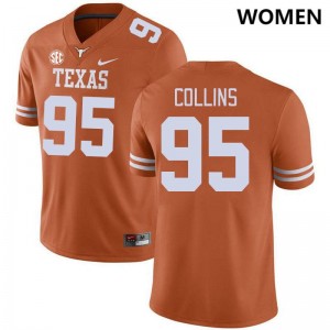 Alfred Collins UT Women #95 NCAA SEC Conference Jerseys - Orange 724862-423