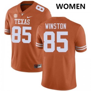 Emaree Winston UT Women Football Stitched #85 Jerseys - Texas Orange 910184-931