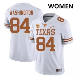 Jordan Washington University of Texas Womens #84 Football 2025-26 Jerseys - White 733506-210