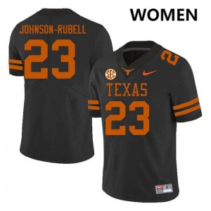 Jordon Johnson-Rubell Lone Star State Reps Embroidery Football Women #23 Jerseys - Black 219049-475