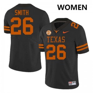 Ty'Anthony Smith UT Women Official Football #26 Jerseys - Black 932133-914