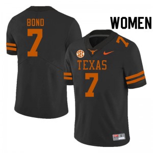 Isaiah Bond Lone Star State Reps Women's #7 2025-26 SEC Conference Jerseys - Black 308591-681