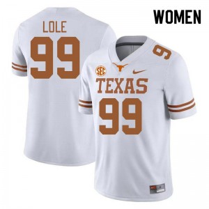 Jermayne Lole UT #99 SEC Conference Women's Replica Jerseys - White 687299-205