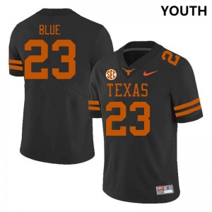 Jaydon Blue University of Texas Youth Stitched SEC Conference #23 Jerseys - Black 817686-895