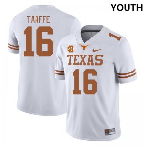Michael Taaffe The Horns 2025 #16 Youth SEC Conference Jerseys - White 776356-414