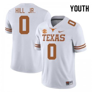 Anthony Hill Jr. UT #0 SEC Conference 2025 Youth Jerseys - White 167798-643