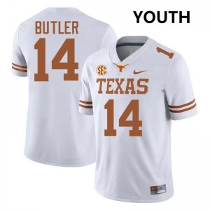 Aaron Butler Lone Star State Reps Football Youth #14 2025 Jerseys - White 439804-867
