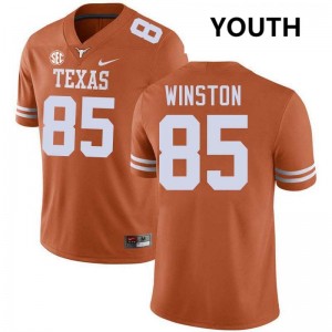 Emaree Winston The Horns Football Official #85 Youth Jerseys - Texas Orange 620520-983