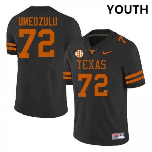 Neto Umeozulu UT #72 Football Embroidery Youth Jerseys - Black 857315-263