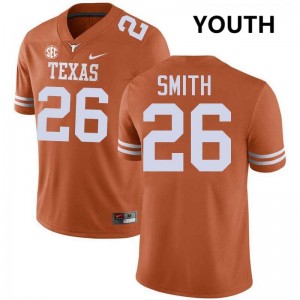 Ty'Anthony Smith UT Replica #26 Youth Football Jerseys - Texas Orange 394201-726
