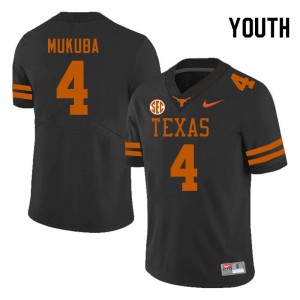 Andrew Mukuba Texas Youth SEC Conference #4 Game Jerseys - Black 989497-933