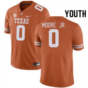 DeAndre Moore Jr. UT Youth #0 University SEC Conference Jerseys - Orange 351795-147
