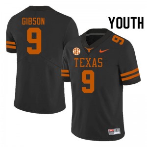Jerrick Gibson Texas Official #9 Youth SEC Conference Jerseys - Black 366986-726