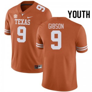 Jerrick Gibson UT Youth SEC Conference Limited #9 Jerseys - Orange 658038-513
