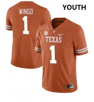 Ryan Wingo UT University Football Youth #1 Jerseys - Texas Orange 148566-974